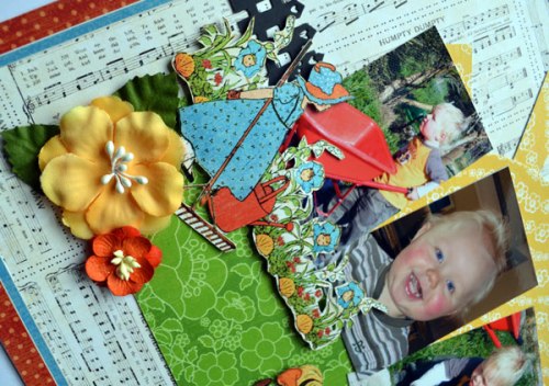 Graphic 45;Mother goose;layout; closeup 2;march;karen shady